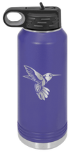 Load image into Gallery viewer, Hummingbird Laser Engraved Water Bottle
