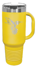 Load image into Gallery viewer, Hummingbird 40oz Handle Mug Laser Engraved
