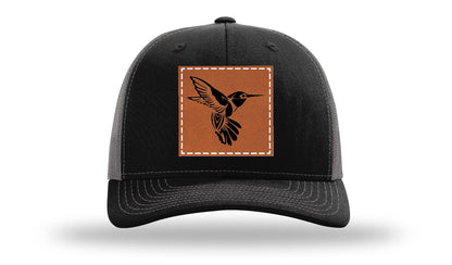 Hummingbird Leather Patch Richardson 112 Hat