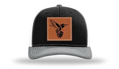 Hummingbird Leather Patch Richardson 112 Hat