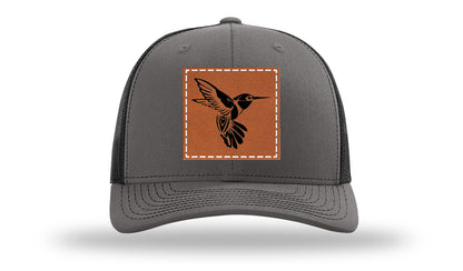 Hummingbird Leather Patch Richardson 112 Hat