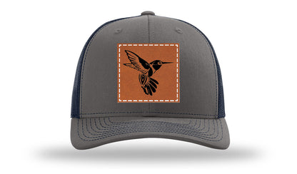 Hummingbird Leather Patch Richardson 112 Hat