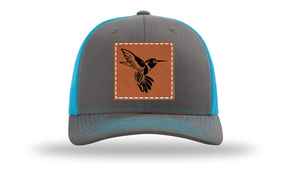 Hummingbird Leather Patch Richardson 112 Hat