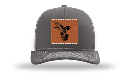 Hummingbird Leather Patch Richardson 112 Hat