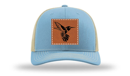 Hummingbird Leather Patch Richardson 112 Hat