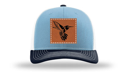 Hummingbird Leather Patch Richardson 112 Hat