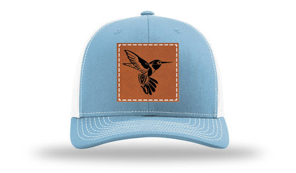 Hummingbird Leather Patch Richardson 112 Hat
