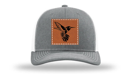 Hummingbird Leather Patch Richardson 112 Hat