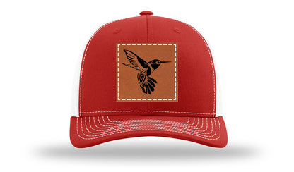 Hummingbird Leather Patch Richardson 112 Hat