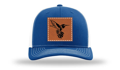 Hummingbird Leather Patch Richardson 112 Hat