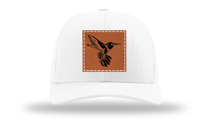 Hummingbird Leather Patch Richardson 112 Hat