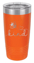 Load image into Gallery viewer, Bee Kind Laser Engraved Tumbler (Etched)
