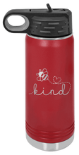 Load image into Gallery viewer, Bee Kind Laser Engraved Water Bottle
