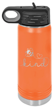 Load image into Gallery viewer, Bee Kind Laser Engraved Water Bottle
