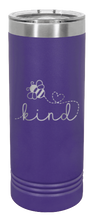 Load image into Gallery viewer, Bee Kind Laser Engraved Skinny Tumbler (Etched)
