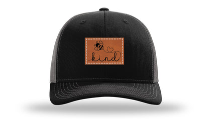 Bee Kind Leather Patch Richardson 112 Hat