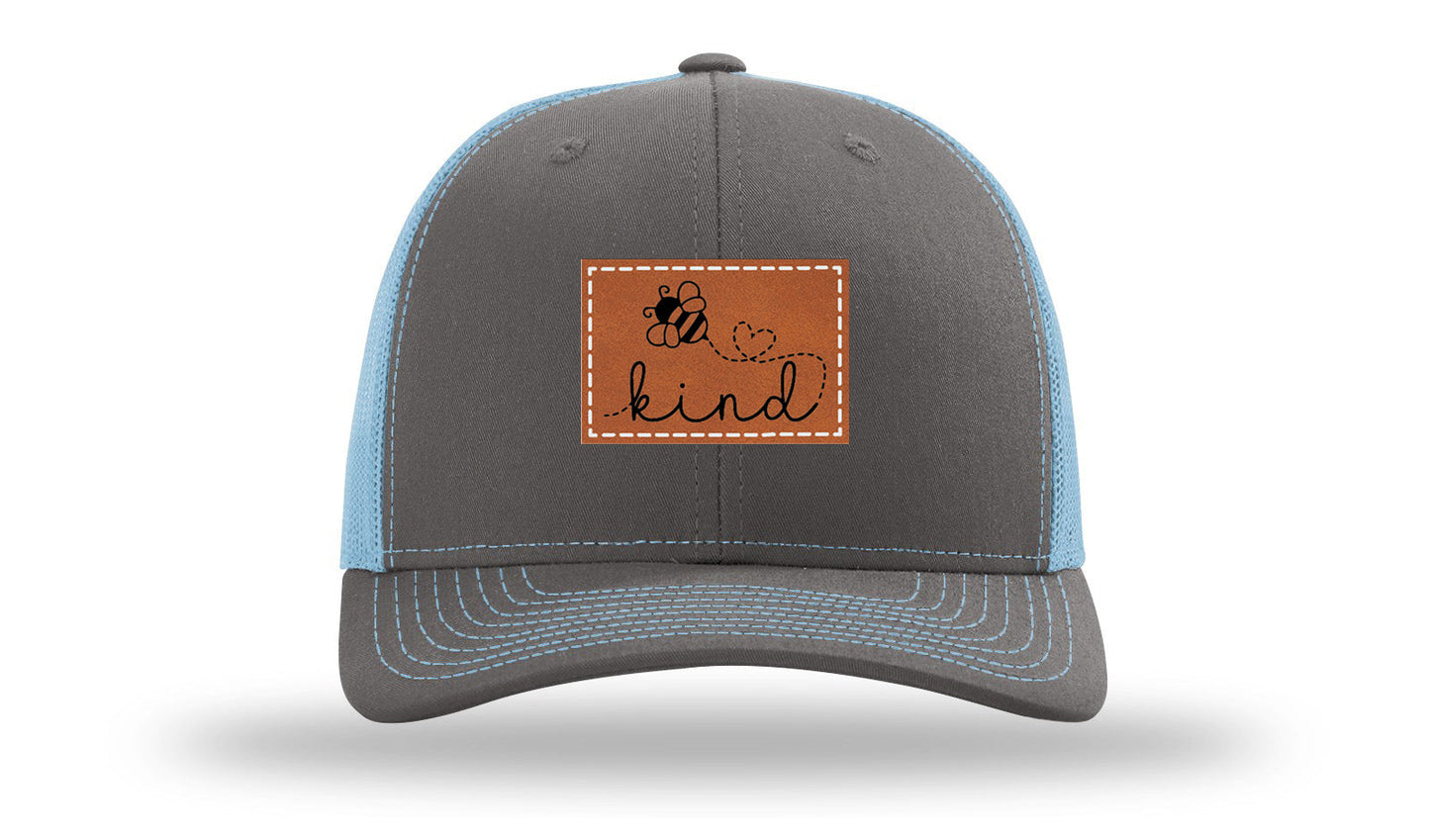 Bee Kind Leather Patch Richardson 112 Hat