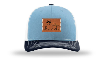 Bee Kind Leather Patch Richardson 112 Hat