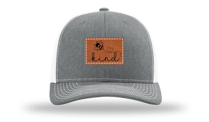Bee Kind Leather Patch Richardson 112 Hat