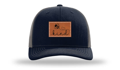 Bee Kind Leather Patch Richardson 112 Hat