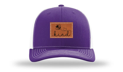 Bee Kind Leather Patch Richardson 112 Hat