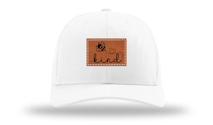 Bee Kind Leather Patch Richardson 112 Hat