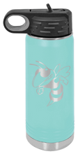 Load image into Gallery viewer, Hornet Laser Engraved Water Bottle
