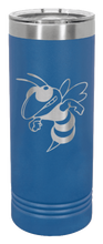 Load image into Gallery viewer, Hornet Laser Engraved Skinny Tumbler (Etched)
