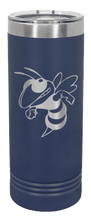 Load image into Gallery viewer, Hornet Laser Engraved Skinny Tumbler (Etched)
