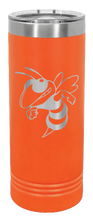 Load image into Gallery viewer, Hornet Laser Engraved Skinny Tumbler (Etched)
