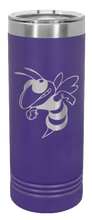 Load image into Gallery viewer, Hornet Laser Engraved Skinny Tumbler (Etched)
