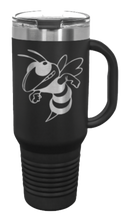 Load image into Gallery viewer, Hornet 40oz Handle Mug Laser Engraved
