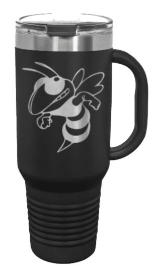 Hornet 40oz Handle Mug Laser Engraved