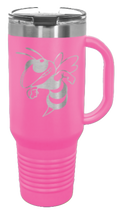 Load image into Gallery viewer, Hornet 40oz Handle Mug Laser Engraved
