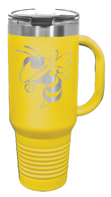 Load image into Gallery viewer, Hornet 40oz Handle Mug Laser Engraved
