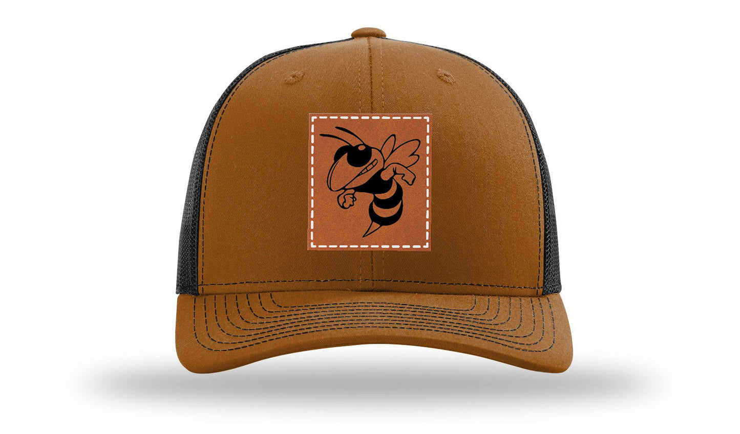 Hornet Leather Patch Richardson 112 Hat