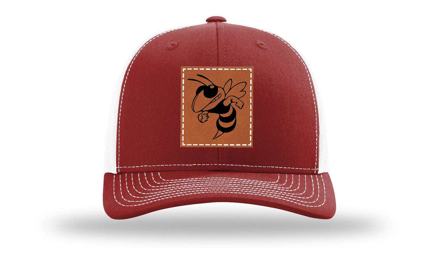 Hornet Leather Patch Richardson 112 Hat