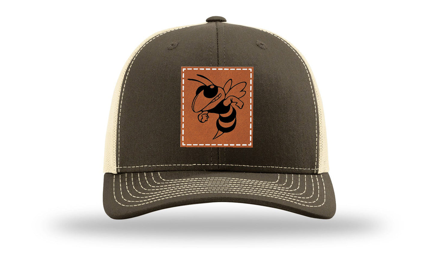 Hornet Leather Patch Richardson 112 Hat