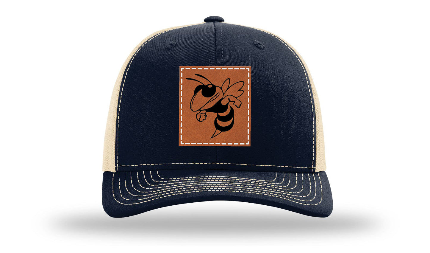 Hornet Leather Patch Richardson 112 Hat