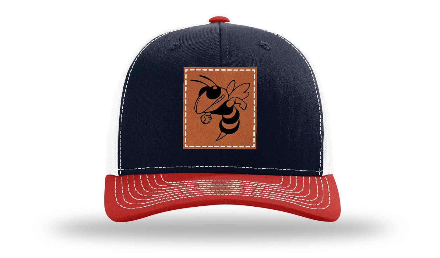Hornet Leather Patch Richardson 112 Hat