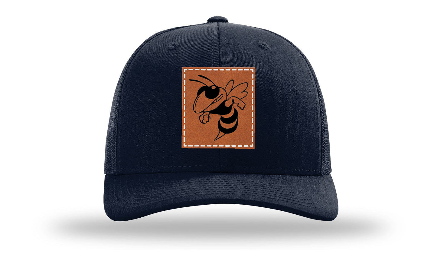 Hornet Leather Patch Richardson 112 Hat