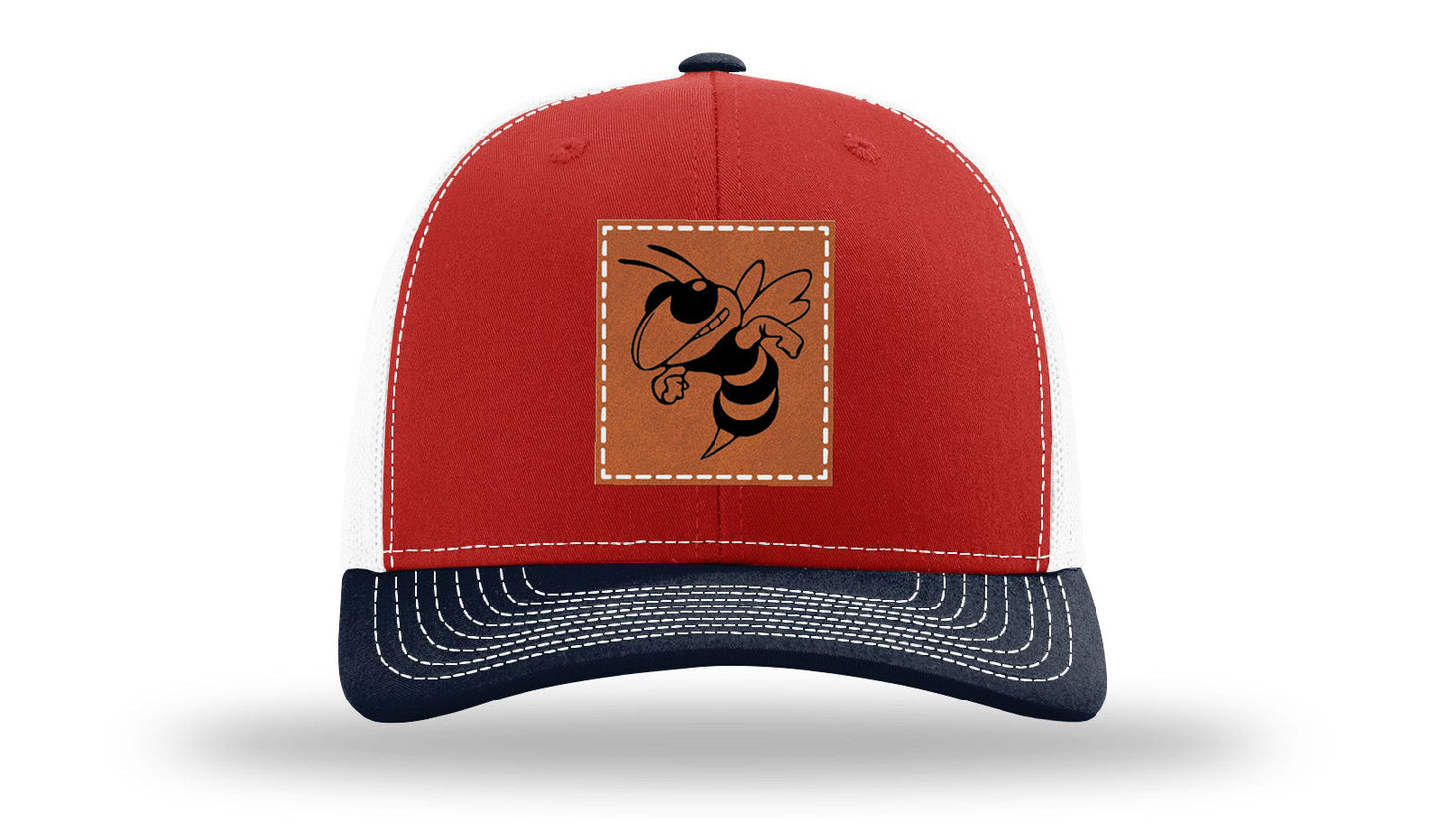 Hornet Leather Patch Richardson 112 Hat
