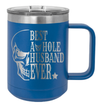 Load image into Gallery viewer, Asshole Husband Laser Engraved Mug (Etched)
