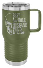 Load image into Gallery viewer, Asshole Husband Laser Engraved Mug (Etched)
