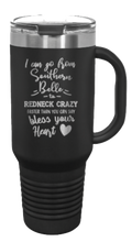 Load image into Gallery viewer, Southern Belle to Redneck Crazy 40oz Handle Mug Laser Engraved
