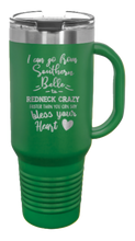 Load image into Gallery viewer, Southern Belle to Redneck Crazy 40oz Handle Mug Laser Engraved
