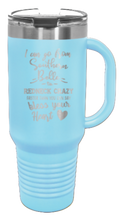 Load image into Gallery viewer, Southern Belle to Redneck Crazy 40oz Handle Mug Laser Engraved
