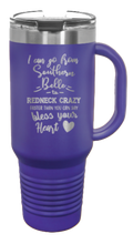 Load image into Gallery viewer, Southern Belle to Redneck Crazy 40oz Handle Mug Laser Engraved
