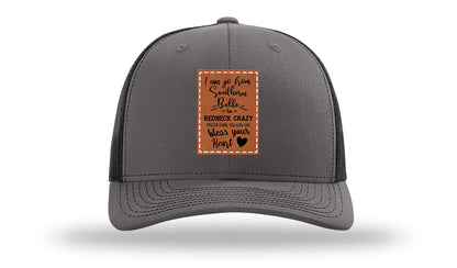Southern Belle To Redneck Crazy Leather Patch Richardson 112 Hat