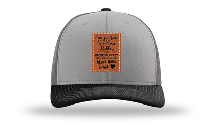 Southern Belle To Redneck Crazy Leather Patch Richardson 112 Hat